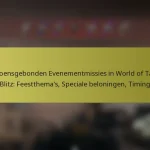 Seizoensgebonden Evenementmissies in World of Tanks Blitz: Feestthema’s, Speciale beloningen, Timing