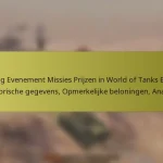 Vorig Evenement Missies Prijzen in World of Tanks Blitz: Historische gegevens, Opmerkelijke beloningen, Analyse